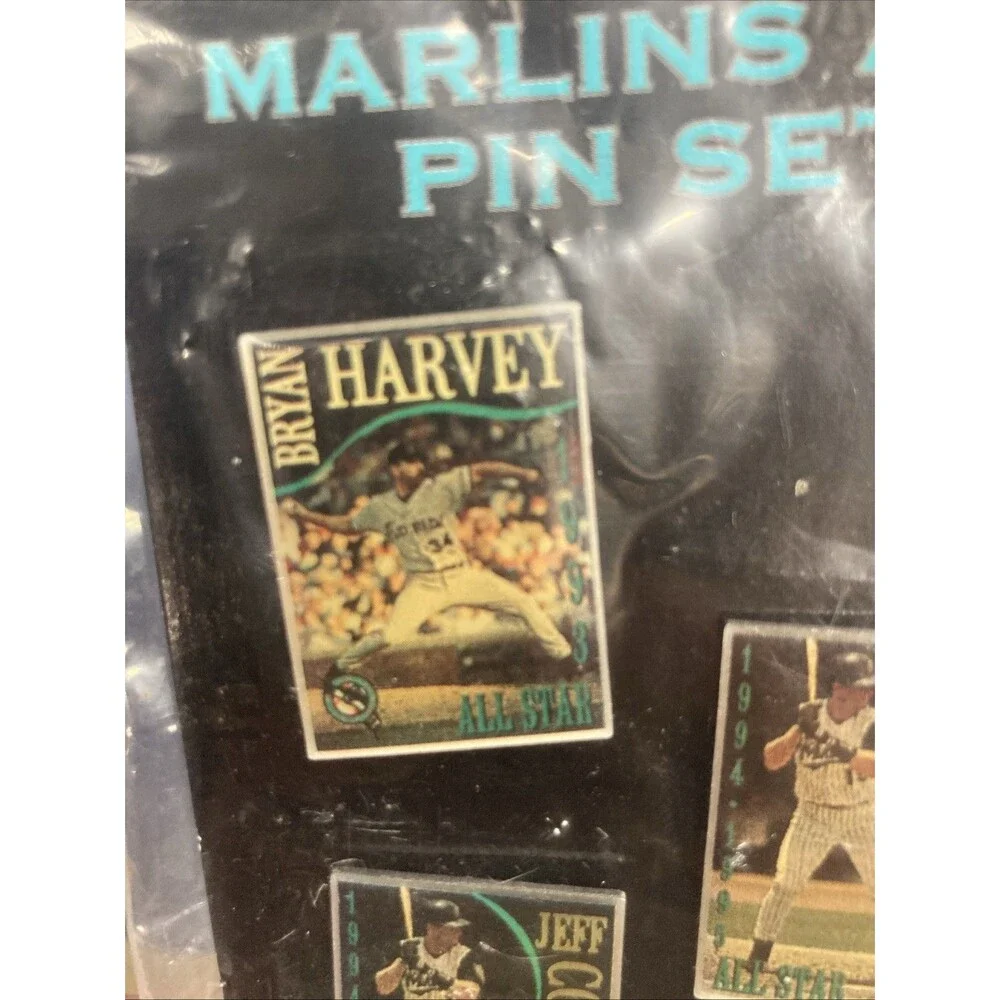 Vintage Florida Marlins All-Stars 5-Pin Set ('93-'97) - Limited Edition